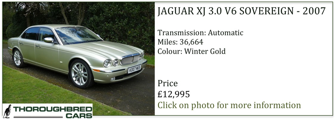 Jaguar xj 3.0 V6 Sovereign